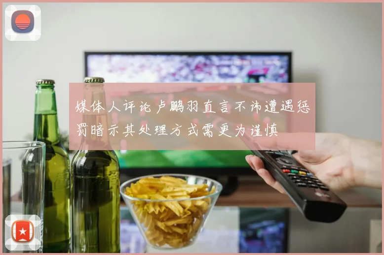 媒体人评论卢鹏羽直言不讳遭遇惩罚暗示其处理方式需更为谨慎